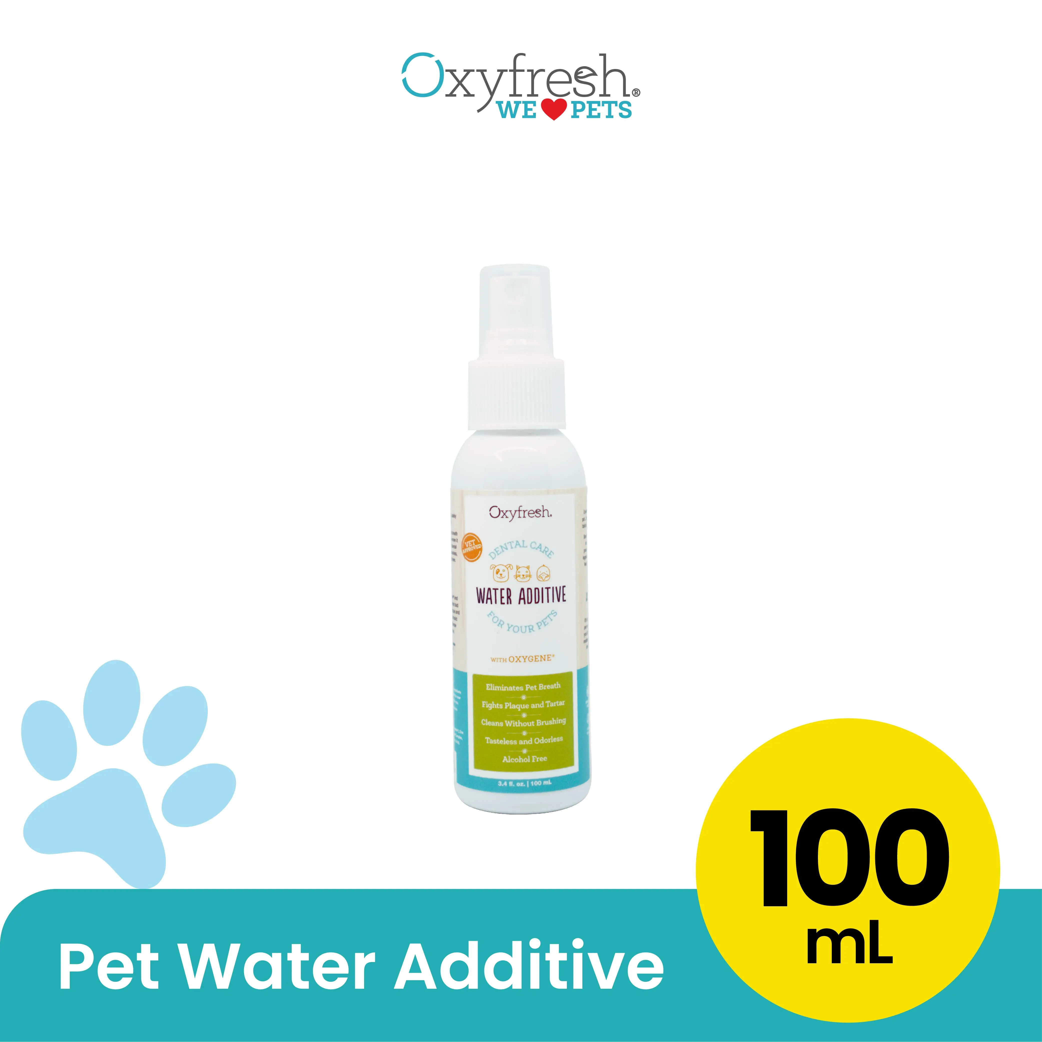 Oxyfresh Pet Water Additive 100ml - Antiseptik Gigi dan Mulut Hewan