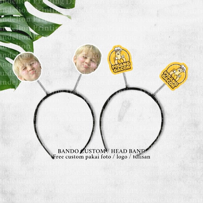 Bando Tuing Custom Foto / Bando Konser Estetik / Bando Tuing-Tuing ...