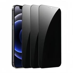 3枚セット フルカバー覗き見防止 ガラス保護フィルム（プライバシー保護）iPhone 11/12/13/14/15/16/17、6/6s/7/8、Plus/Pro Max/XR/X/XS対応 硬度9Hの耐傷性