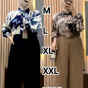 SETELAN WANITA BAHAN RAYON MIX CRINGKLE AIRFLOW PREMIUM