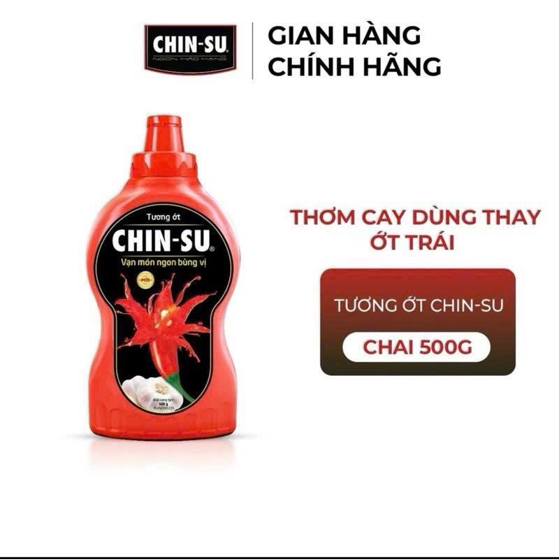 Tương ớt Chin-su chai 500g - đượm vị cay, bùng vị ngon
