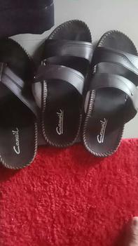 Product Review of SANDAL PRIA COWOK CASUAL BELI 1 GRATIS 1  PROMO Sendal Slop Kulit Pria Japit Slop Selop Jepit from a**0 1