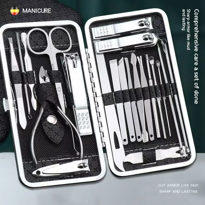 Nail Clipper Set Nail Clippers Clipper Nail Clipper 19 Pieces complete set nail clippers with box