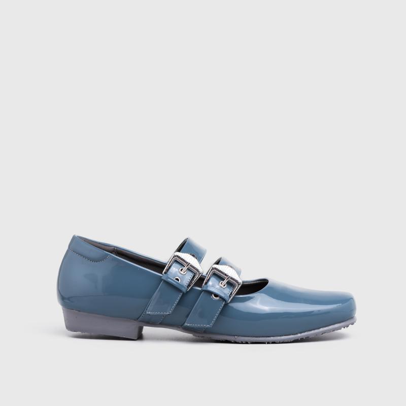 Adorableprojects - Baleva Flat Shoes Blue Mirage 1