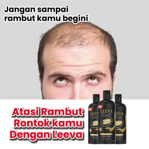 Promo Shampoo Leeva Rambut Rontok Dengan Ekstrak Ginseng menutrisi rambut secara organik Organic Normal Melebatkan Promo 2