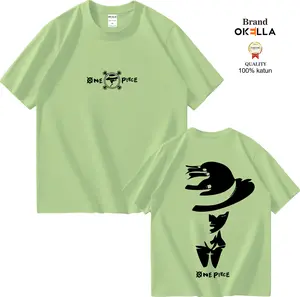 Okella - ONE PEACEE | T-shirt Oblong | Kaos Lengan Pendek | Baju Pria Wanita Combed Cowok High Kain  Nyaman Motif Panjang