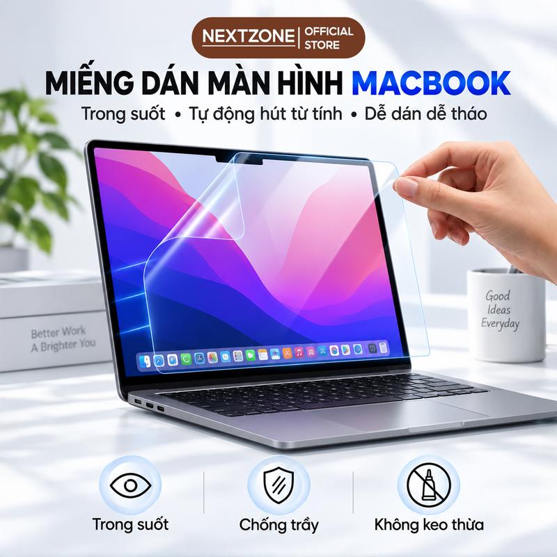 Dán Màn Hình Từ Tính Dành Cho Macbook Miếng Dán Bảo Vệ Màn Hình Trong Suổt Cho Macbook Air Pro