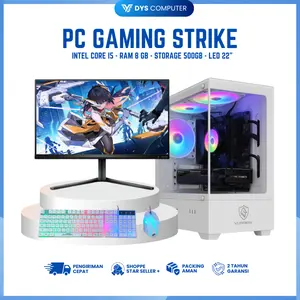 PC Full Set I5 Gaming Ram 8GB / 500GB / SSD Cocok Buat Office Editing Siap Pakai