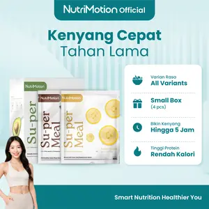 [Small Box] NutriMotion Su-per Meal | Makanan Pengganti yang Rendah Kalori, Tinggi Serat & Protein Diperkaya Multigrain