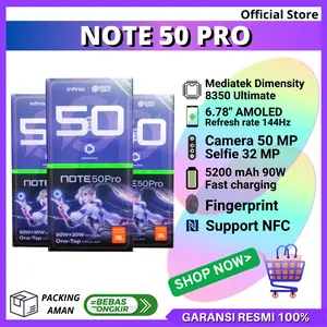 INFINIX NOTE 50 PRO NFC 8/256 GB MEDIATEK HELIO G100 GARANSI RESMI
