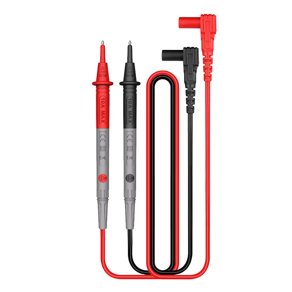 HABOTEST H3002 Multimeter Probe with Extra Sharp and Fine Copper Needles, High-Grade Silicone Test Leads, Universal Test Rod with High Precision
