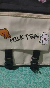 Product Review of Tas Ransel Sekolah Milk Tea/Karakter Kanvas Backpack Wanita from —**ᜊ 1