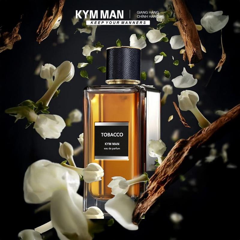 Nước Hoa Nam T0baco KYM MAN Lịch Lãm -Quyến Rũ - Sang Trọng 100ml - KYM MAN Perfume Xịt Thơm Cosmetic