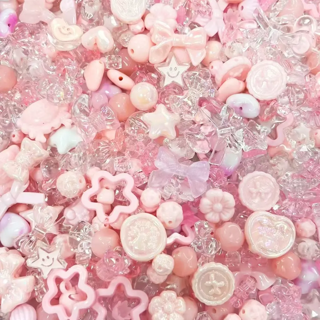 [30g]Manik manik aesthetic|Manik akrilik korea|Manik manik|Manik Mix akrilik-warna-warni