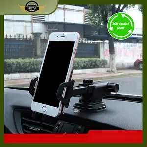 [Meta] Dudukan ponsel di mobil, dudukan navigasi cangkir hisap, rotasi 360°, berubah posisi kapan saja Bracket Car plastik garansi produsen mount & holder