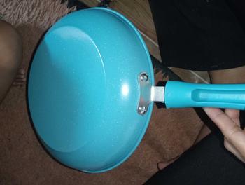 Product Review of Panci Teflon Frypan Marble Enamel / Teflon Frypan Marble Berwarna / Teflon Frypan Enamel Anti Lengket penggorengan anti lengket Kitchenware teflon  serbaguna from R**i M**a D**a 1