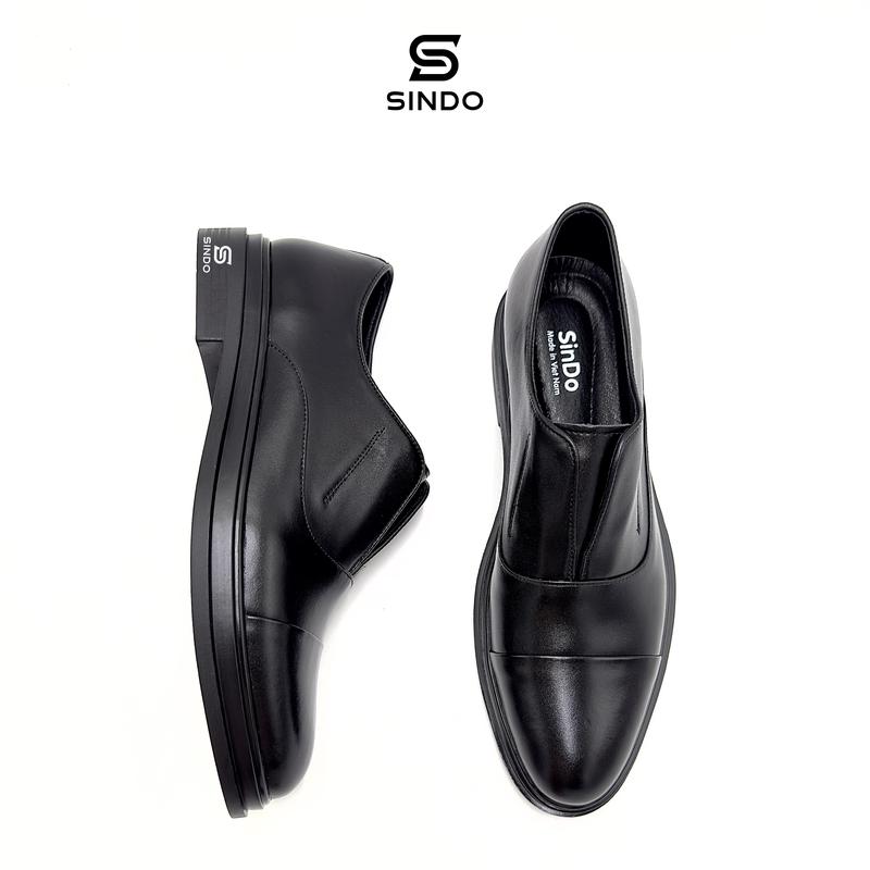Giày Oxford Không Dây SinDo - Giày Oxford Công Sở Nam Không Dây,Chun Co Giãn Dễ Dàng Tháo Xỏ,Gọn Gàng