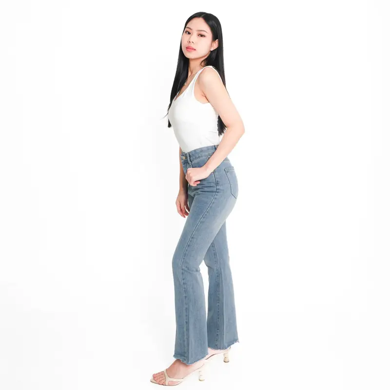 [LUXE.DLABEL] - 161 JEANS  | Celana Panjang Highwaist Wanita Jeans Wanita Polos Ripped Jeans Highwaist Wanita Skinny Jeans Highwaist Baggy Wideleg Jean 6