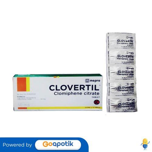CLOVERTIL 50 MG BOX 30 TABLET