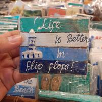 Gambar Magnet/Tempelan Kulkas Gradasi Rustik dari Daun The Gift Shop Kab. Badung 5 Tokopedia