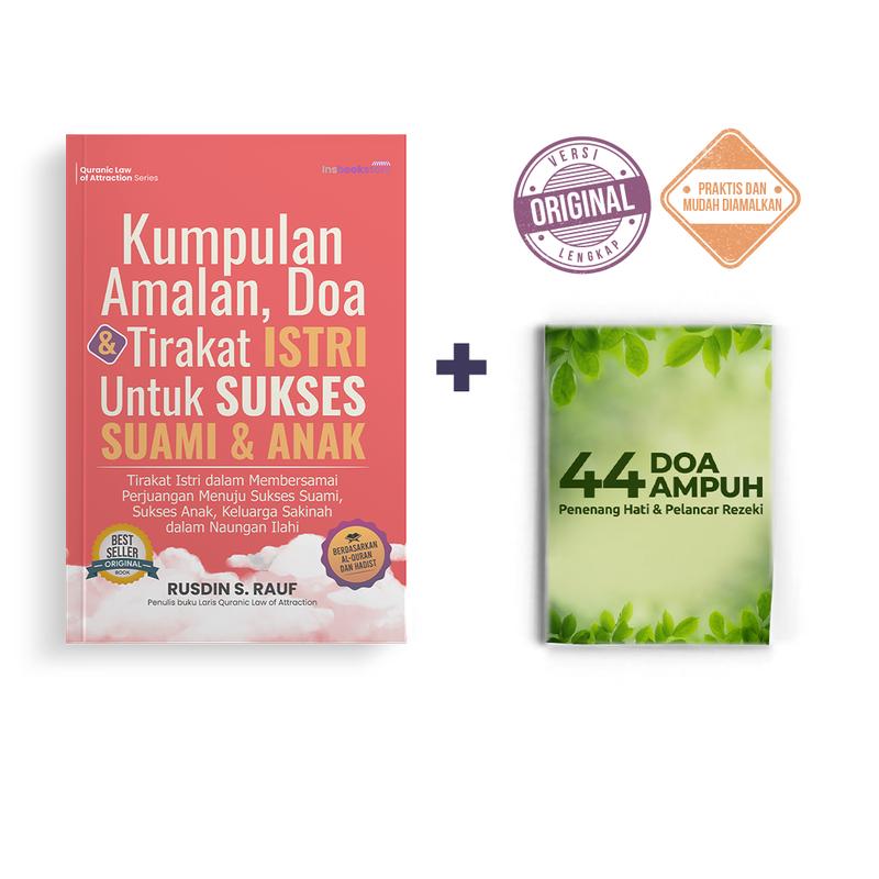(Paket Lengkap) Kumpulan Amalan, Doa, & Tirakat Istri Untuk Sukses Suami dan Anak – Buku Agama Islam Buku Doa dan Zikir 44 Doa Ampuh Pelancar Rezeki 0