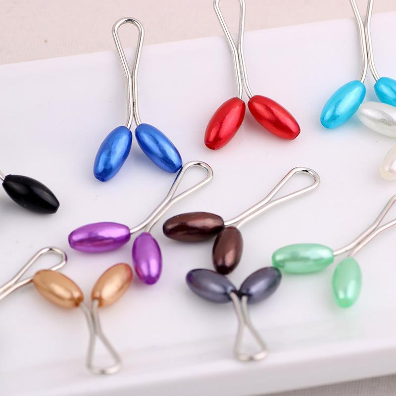 12pcs sharp  clip hijab Pin bros turkish Mix Color Hijab clip 6