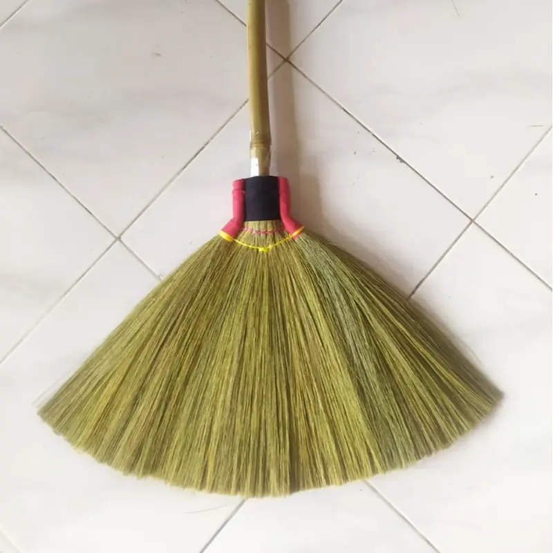 Sapu Lantai Awet Ijuk Rayung Tebal Gagang Bambu dengan gagang 4