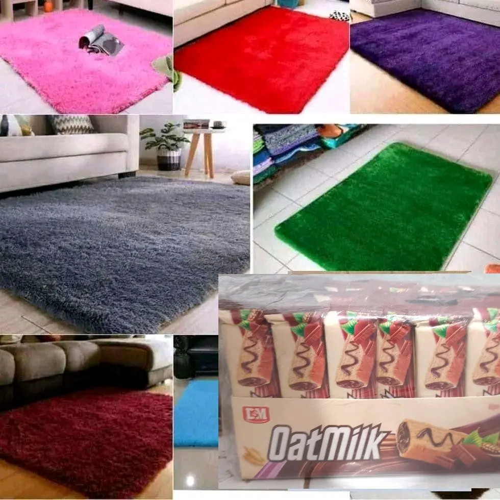 PAKET COKELAT OATMILK ISI 30 DAN KARPET BULU TEBAL