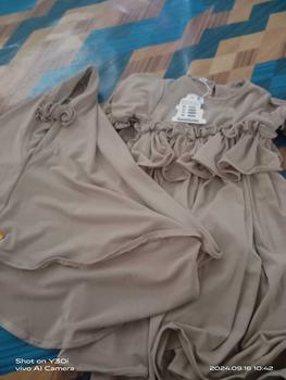 Product Review of MIMMI.ID—Shanum Set Jilbab Dress Gamis Jersey Anak Perempuan Baju Muslim Panjang Syari Cewek Wanita Setelan  Polos Newborn from a**r 1