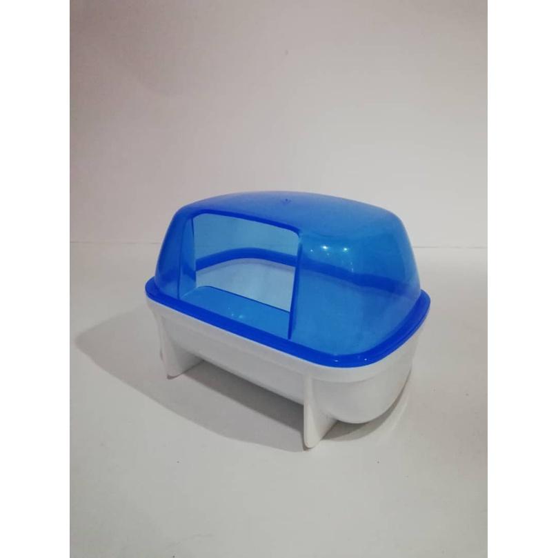 Carno Hamster Bathing Sand Bathtub Bathroom Sauna Potty 13cm x 9cm x 9cm [Random Color]
