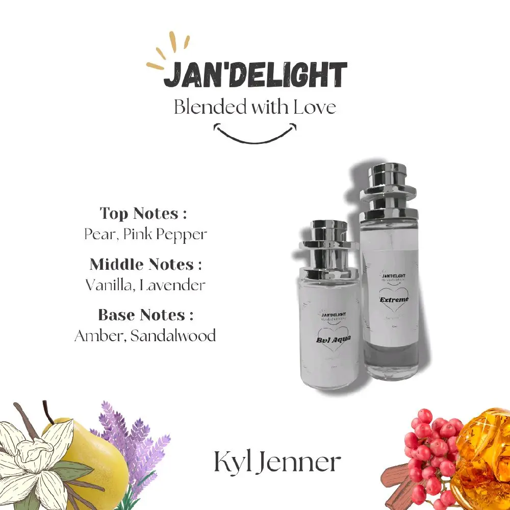 Jan'Delight : Kyl Jenner Inspired For Woman - Wangi Tahan Lama | Parfum, Parfume, Wewangian, Minyak Wangi