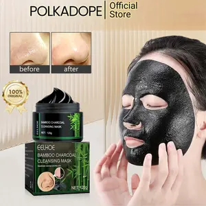 Bamboo Charcoal Cleansing Mask 120g Masker Penghilang Komedo Arang Bambu Deep Cleansing Oil Control Skin Care Blackhead
