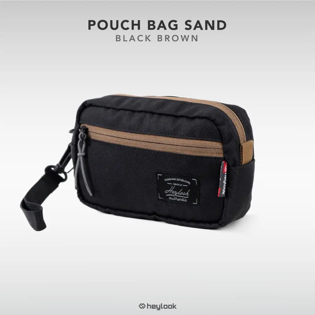 Pouch Bag Sand Tas Tangan Pria Wanita Handbag Casual Elegan Premium