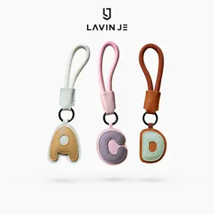 LAVIN JE Bag Charm Alphabet Gantungan Tas Huruf Gantungan Kunci Unik G1110