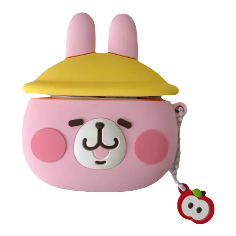 i12+Topi Kelinci Merah Muda