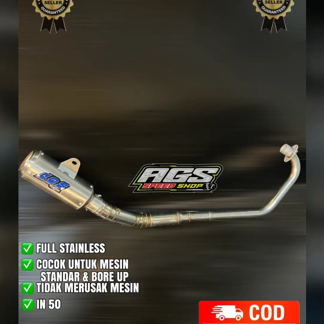 Knalpot FullSystem D.O.S SATRIAFU//MXKING//JUPMX//MP//TIGER//GL//CBR150//VERZA//SONIC//VIXION NEW//VIXION OLD//R15//MX OLD// Motorcycle