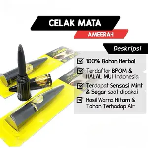 CELAK MATA ARAB/ Kajal Ameerah Herbal Mint extra vitamin E