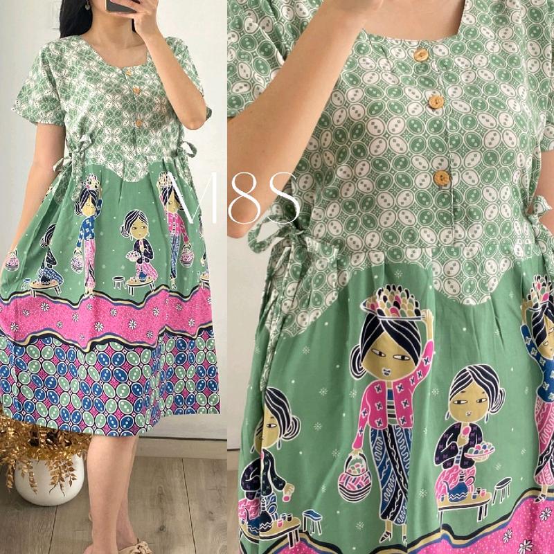 FIT TO MAX LD 115 GROSIR DASTER SOMILA.ID TERBARU BUSUI CHIBI PT SERUT HOME DRESS BATIK 3
