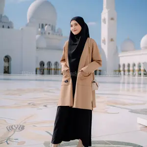 Hijacket Outer Dayana Untuk Muslimah Hijaber Premium Scuba Jaket Basic