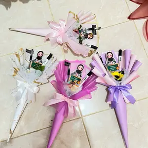 Buket Cone Spesial Hari Guru dengan Hadiah Unik dan Kemasan Mewah bunga artificial