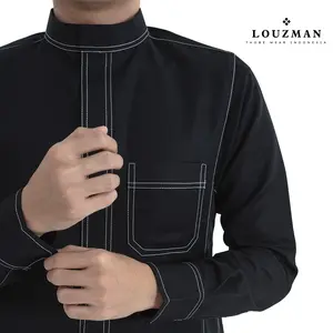 Louzman Royal Thobe Azhmi Jubah Gamis Slimfit Premium Series