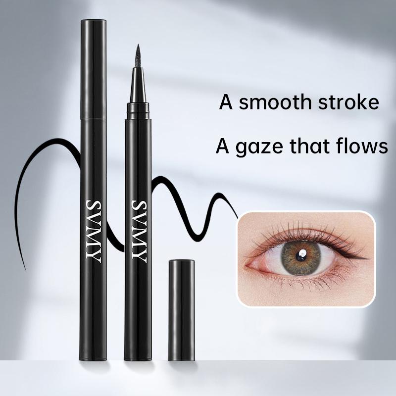 Bút kẻ mắt nước chống thấm nước, đầu cứng, khô nhanh, không lem.