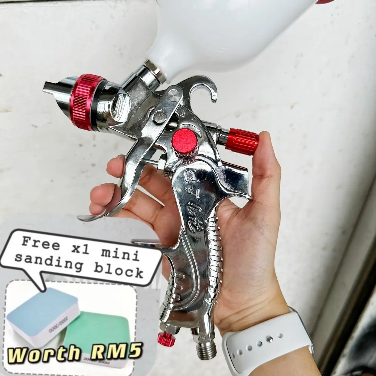 Spray gun 2008 gravity 1.4mm ready stock