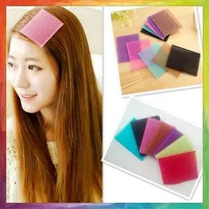 JEPIT TEMPEL [3 PCS] VELCRO PENAHAN RAMBUT PONI JEPIT RAMBUT POLOS KOTAK KOYO RAMBUT