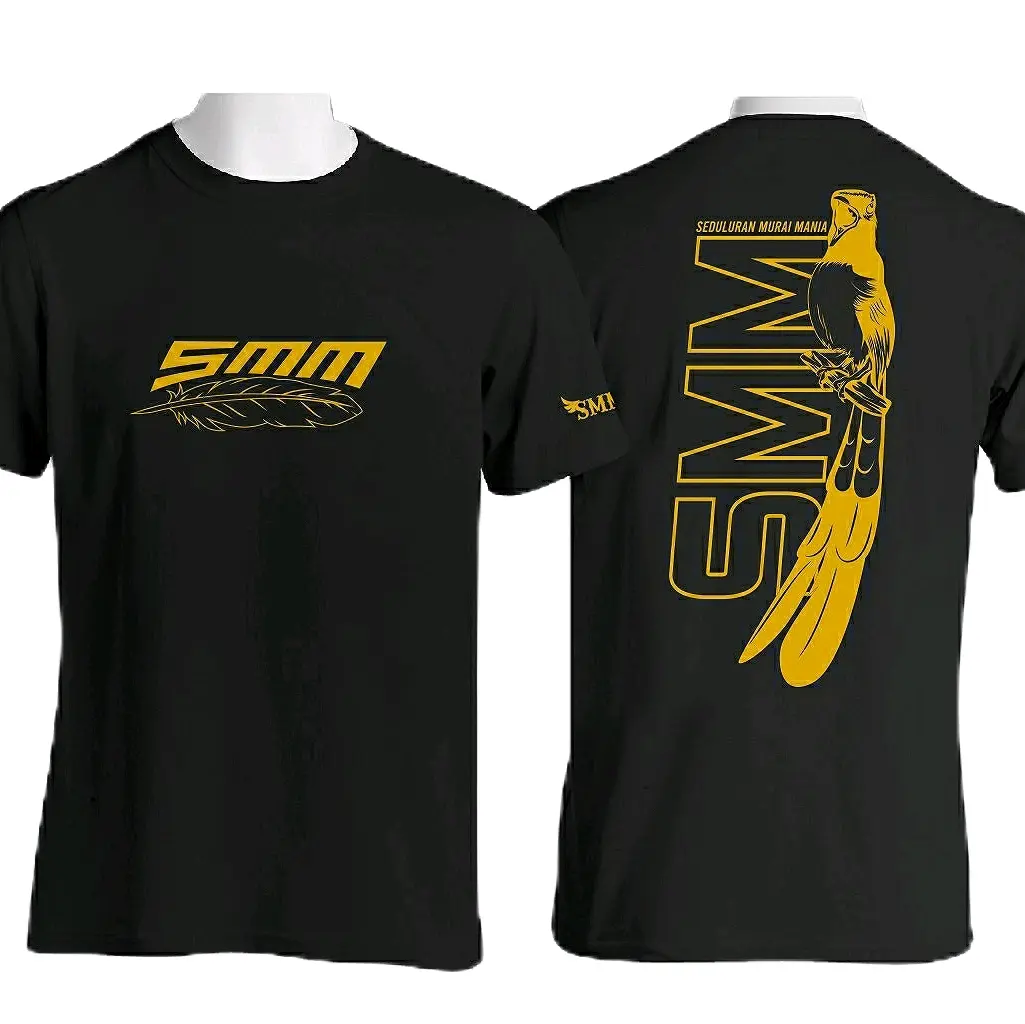 Kaos SMM emas (seduluran murai mania)t-shirt pria wanita