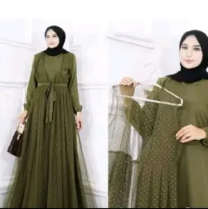 outher long polkadot belt,  KODE: IAP-0295 ,free belt, cardigan tulle polka, rompi polkadot, vest tulle polkadot