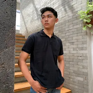 kaos polo kerah basic pria Baju Polo Shirt Pria regular Kerah Pendek Casual Navy Kaus Polo distro Basic Hitam