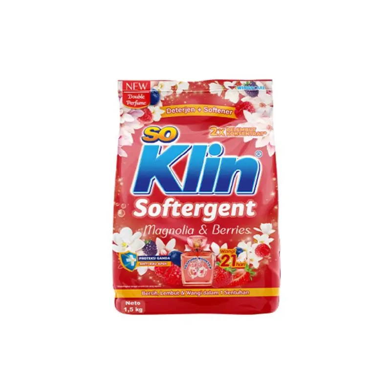 So Klin Softergen Powder Detergen 1.5kg -ini Detergen Bubuk 4