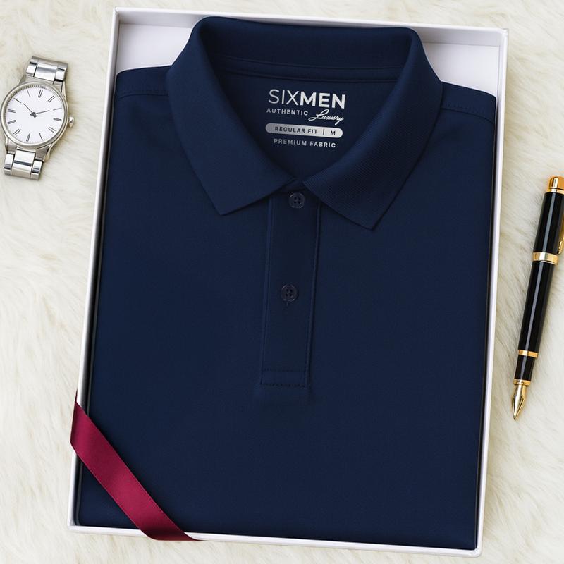 Áo Polo nam trơn Basic cổ bẻ [Tặng Kèm Hộp Quà] SIXMEN BASIC vải cá sấu cotton CVC trẻ trung, thanh lịch, sang trọng Menswear