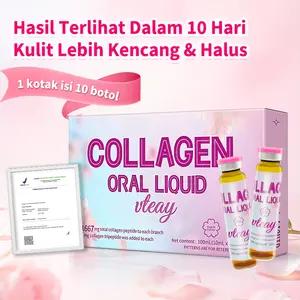VTEAY Collagen Cair 10 Botol – Minum Setiap Hari untuk Kulit Cantik & Glowing